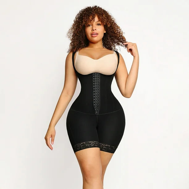 Tummy Control Body Shaper With 6 Steel Bones - Auxieswear