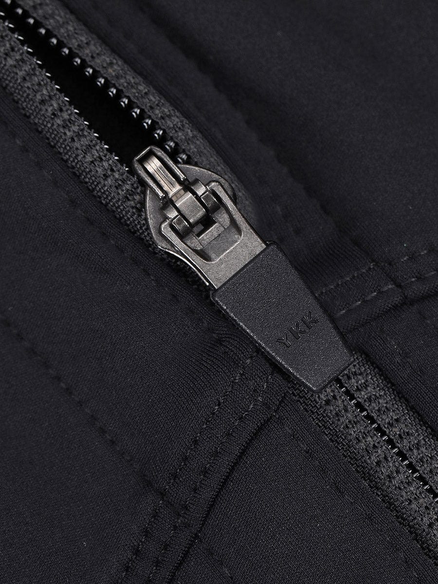 Front Zipper High Support Sports Top Bra - Auxieswear