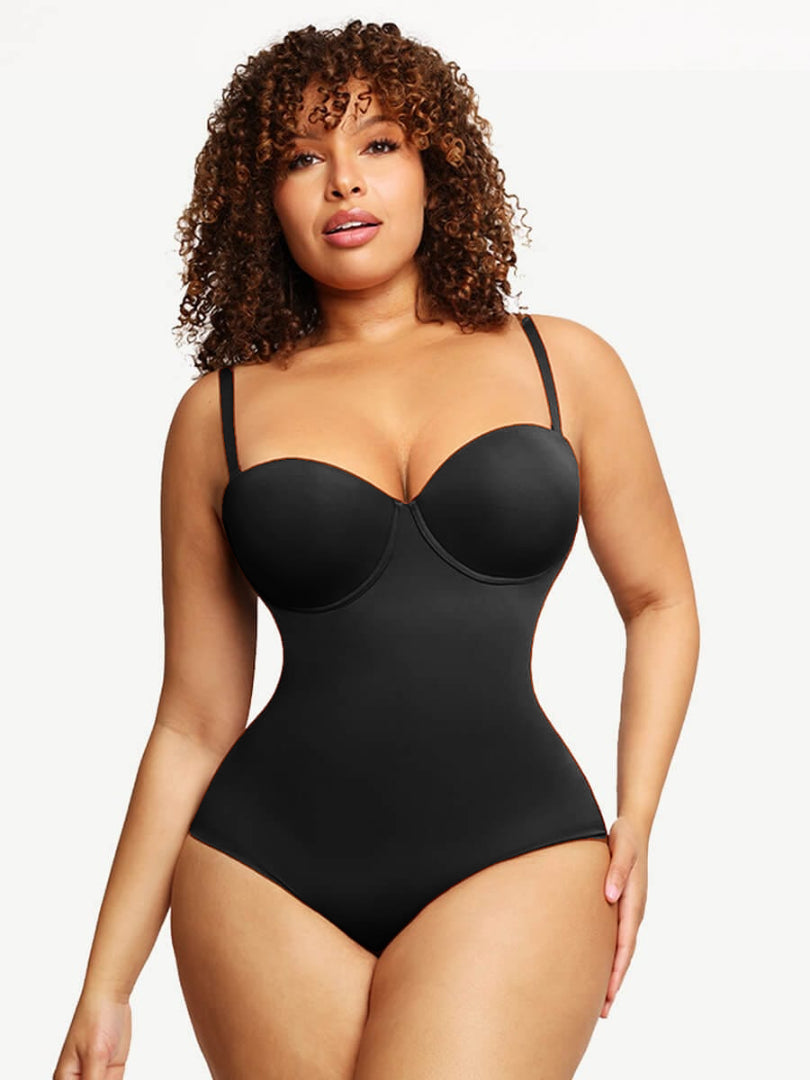 All-in-One Sweetheart Neckline Shaping Bodysuit - Auxieswear