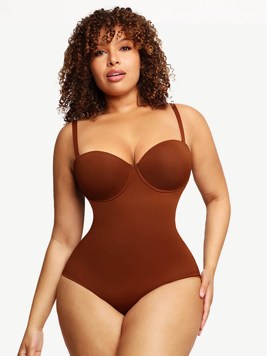 All-in-One Sweetheart Neckline Shaping Bodysuit - Auxieswear