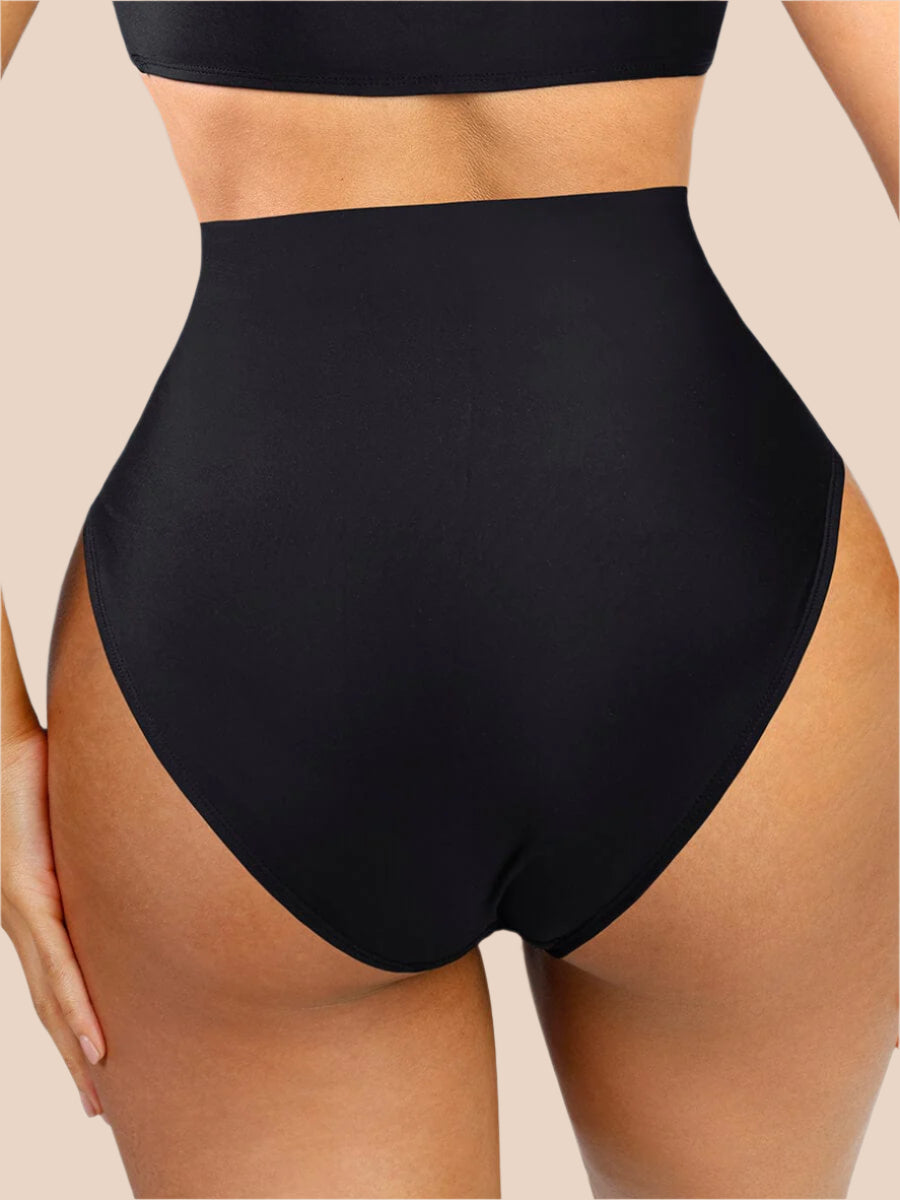 Sculpting High Waist One Piece Bikini Bottoms - Auxieswear