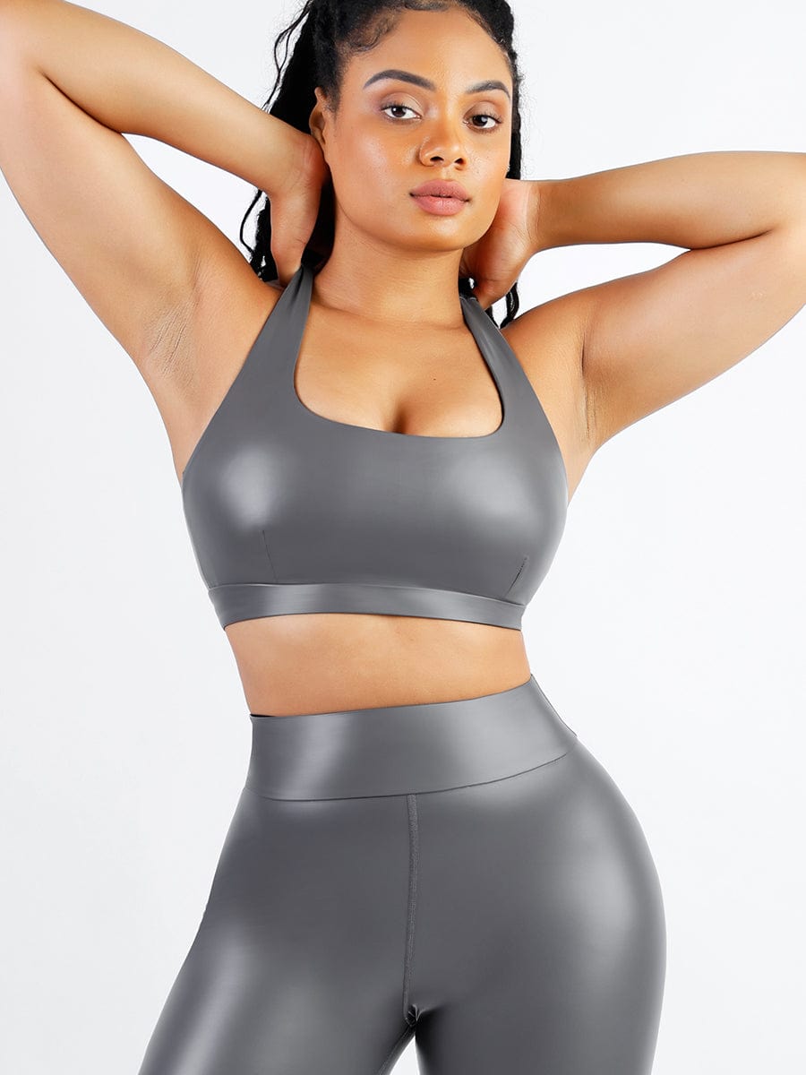 Elastic Sweat-Boosting Elastic Sports Bra - Auxieswear