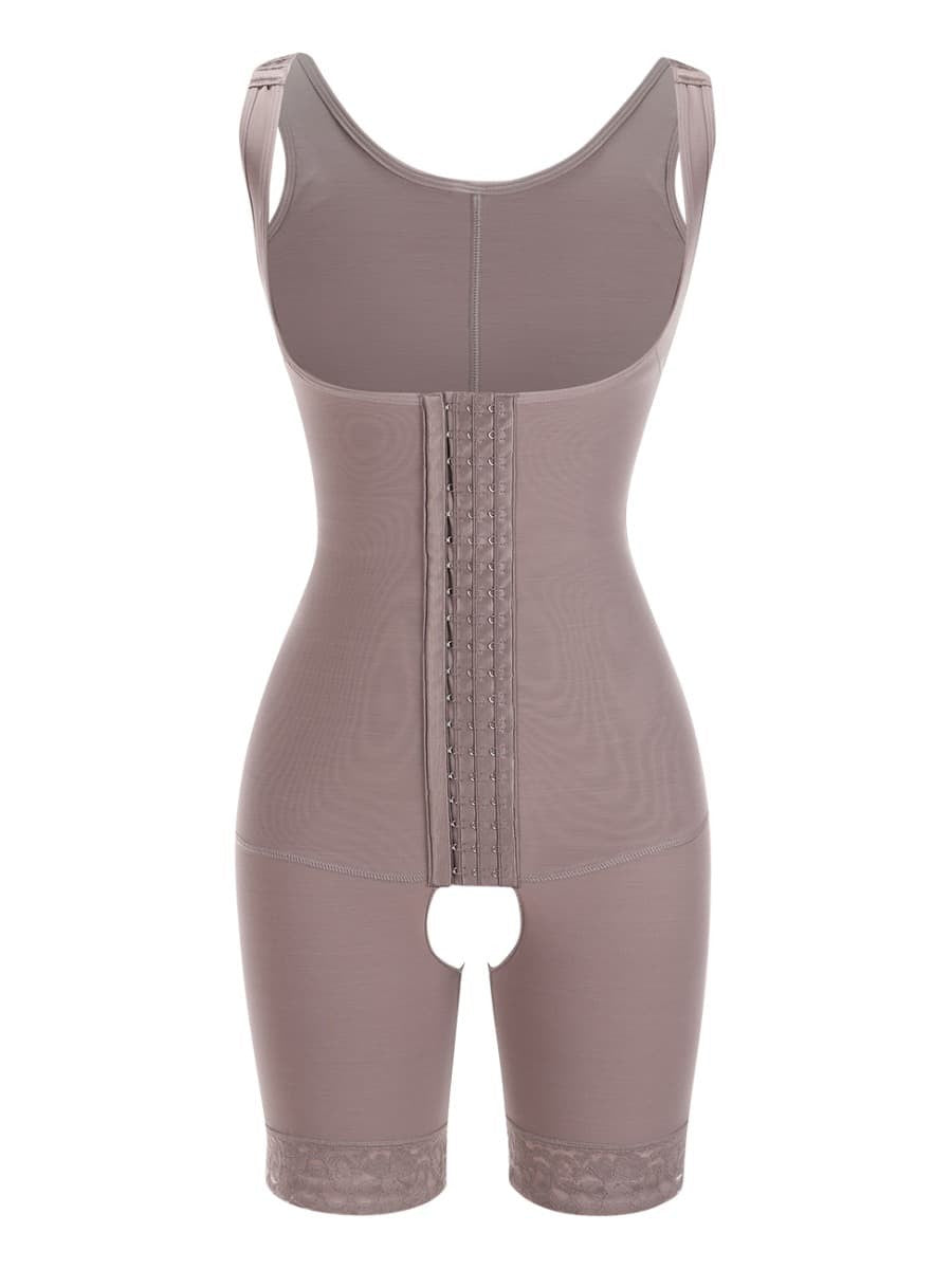 Triple-Layer Abdomen Design Firm Compression Body Shaper - Auxieswear
