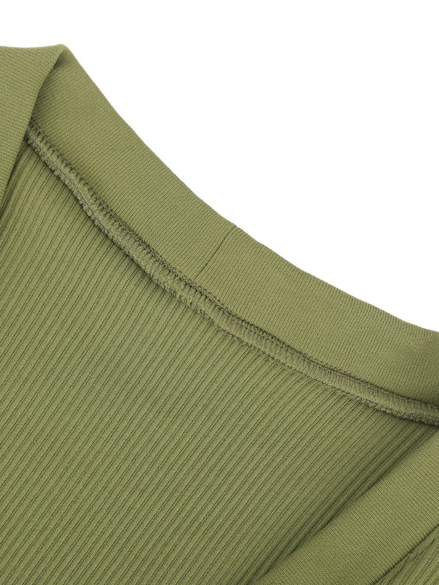 Deep V-neck High Stretch Tummy Control Jumpsuit - Auxieswear