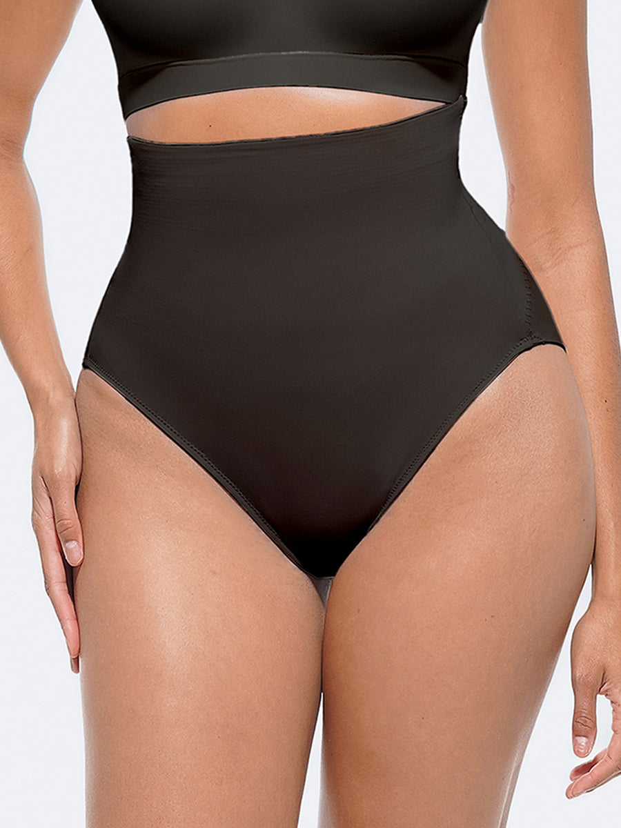 Antibacterial Tummy Control High Waisted Briefs - Auxieswear
