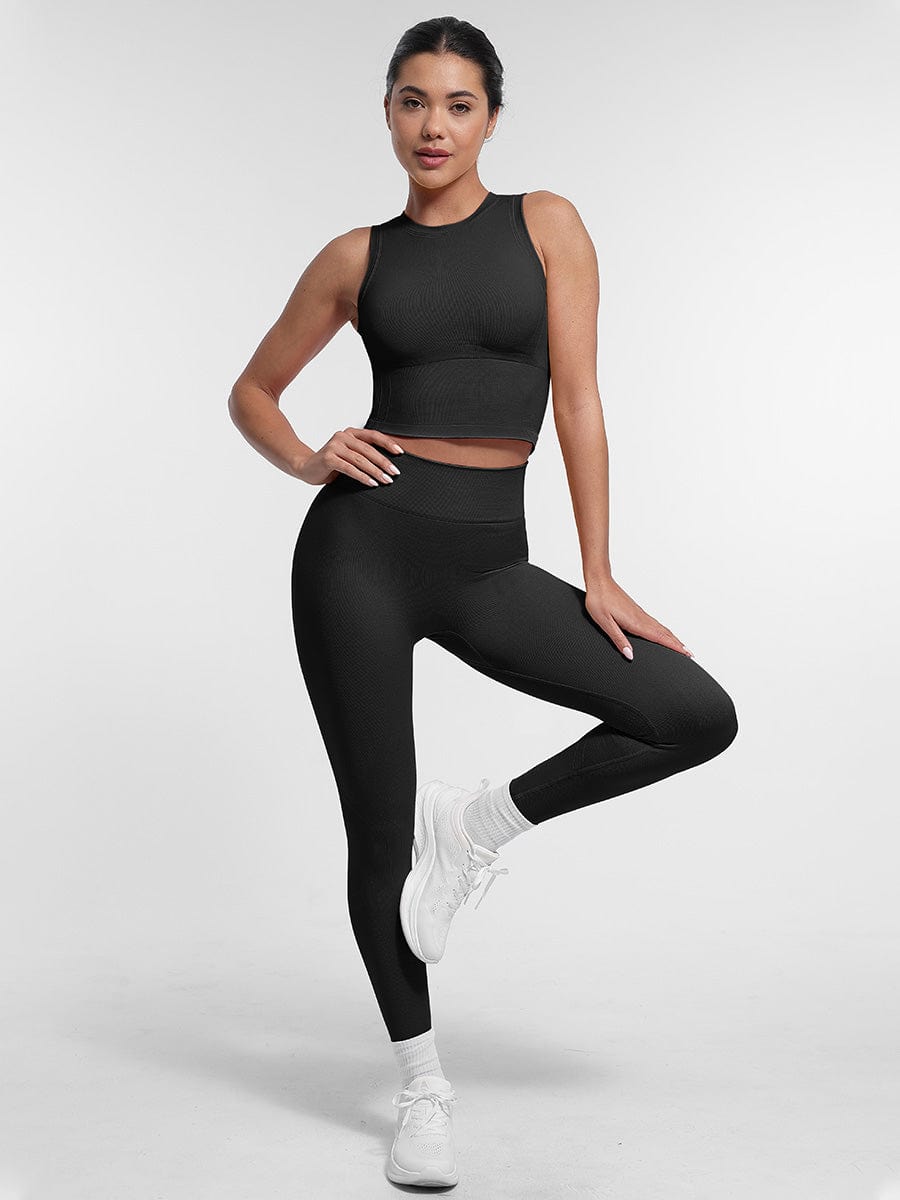 Sport Crop Top with Removable Cups - Auxieswear