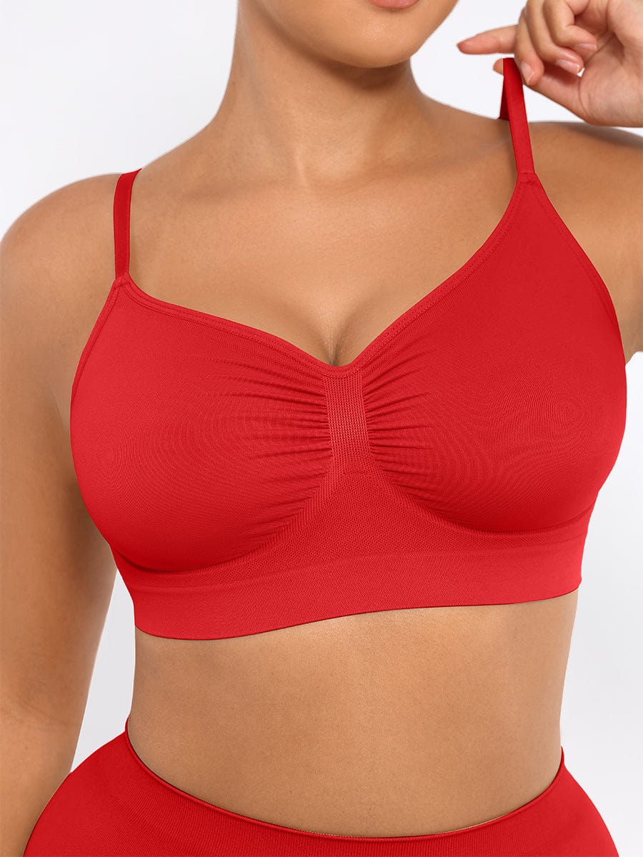 Wireless Supportive Shaping Bra with Adjustable Straps