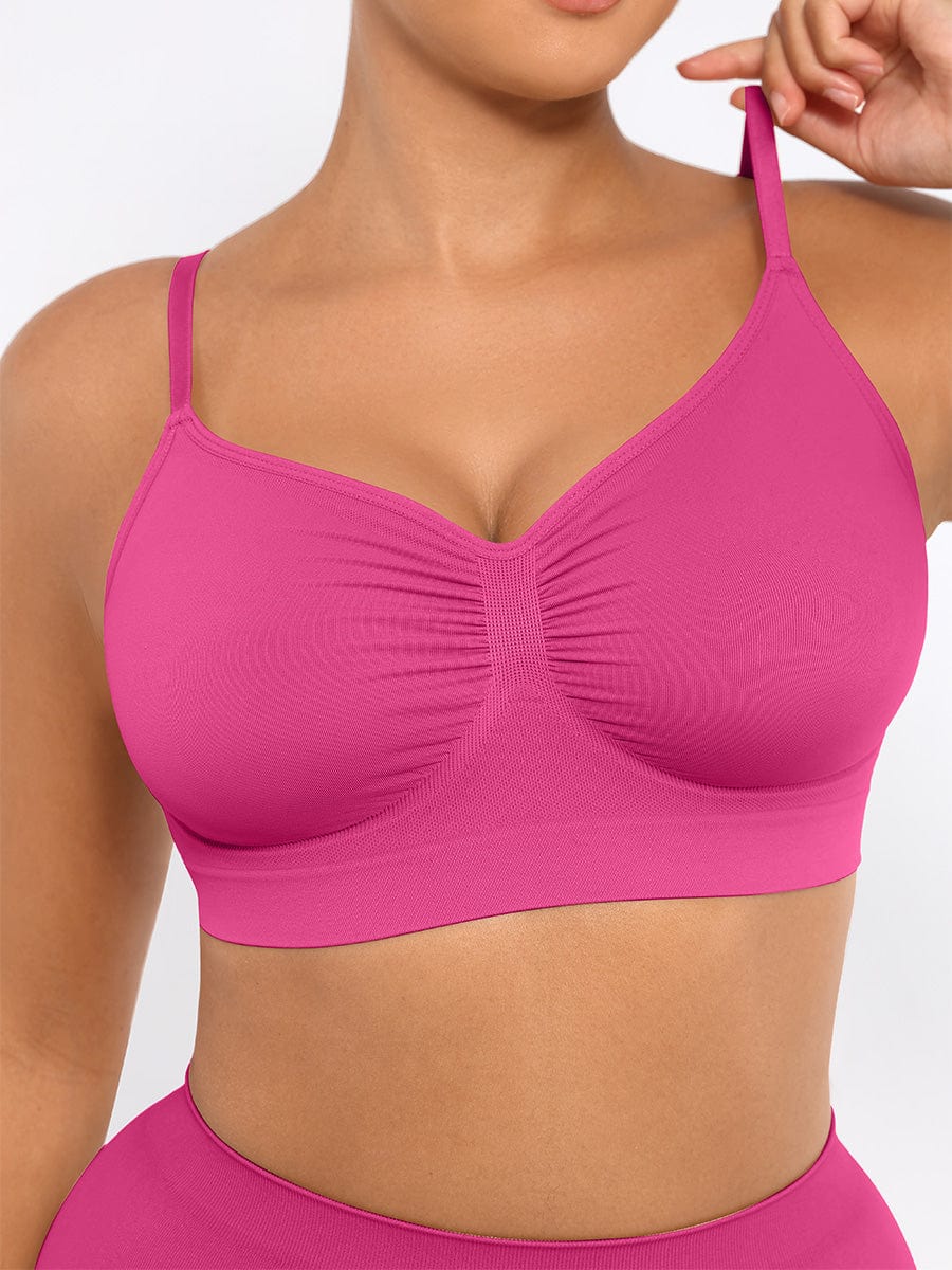 Wireless Supportive Shaping Bra with Adjustable Straps - Auxieswear