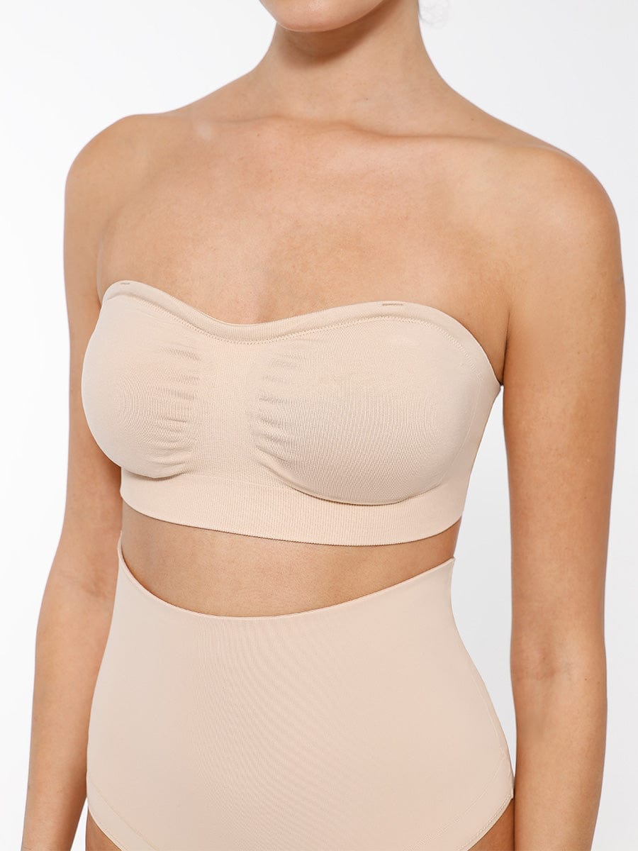 Anti-Slip Strapless Support Wireless Bra - Auxieswear