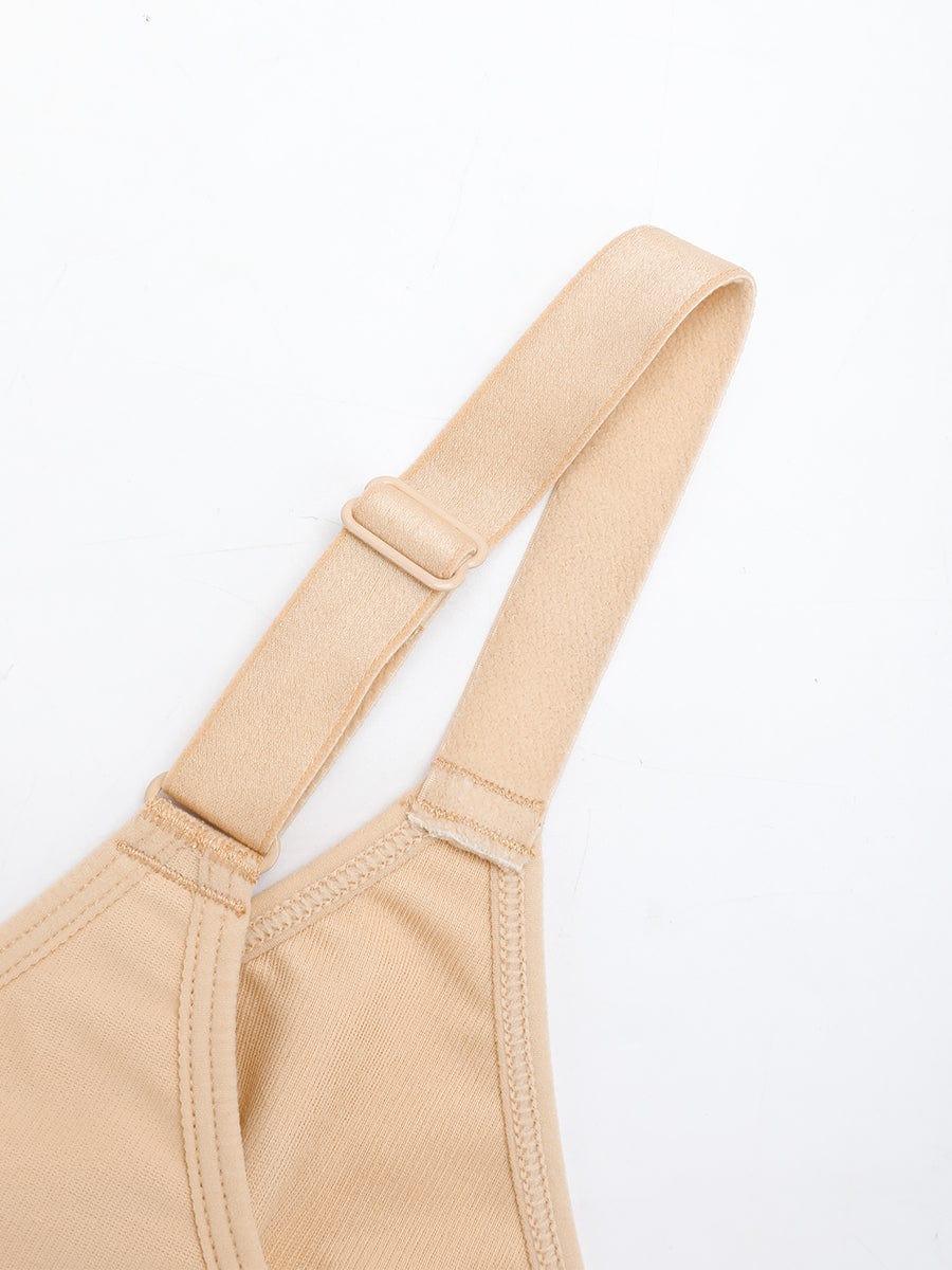 Breathable Chest Support Bra with Front Closure - Auxieswear