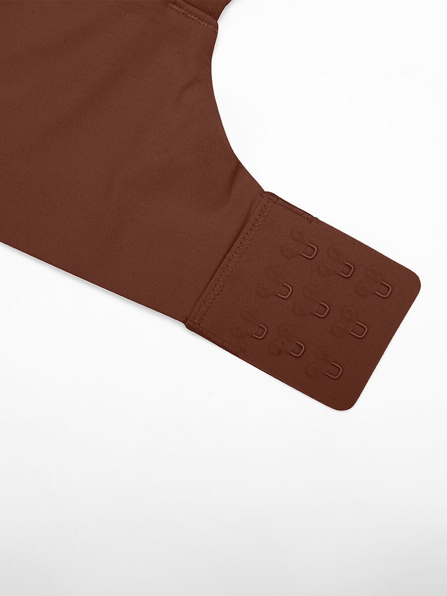 Deep V-Neck Unpadded Underwired Support Bra - Auxieswear