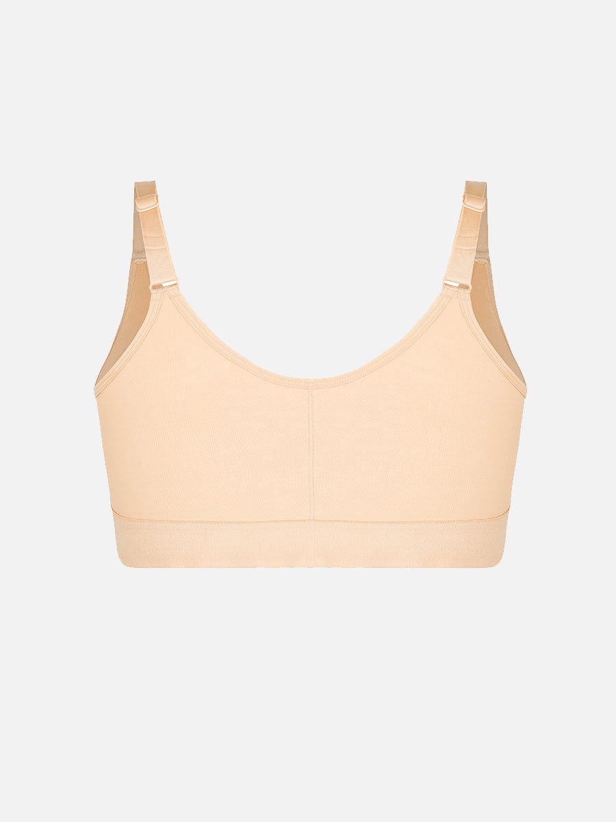 Breathable Chest Support Bra with Front Closure - Auxieswear