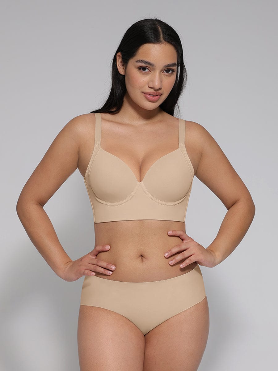 Full Coverage Sculpting Push-Up Bra - Auxieswear