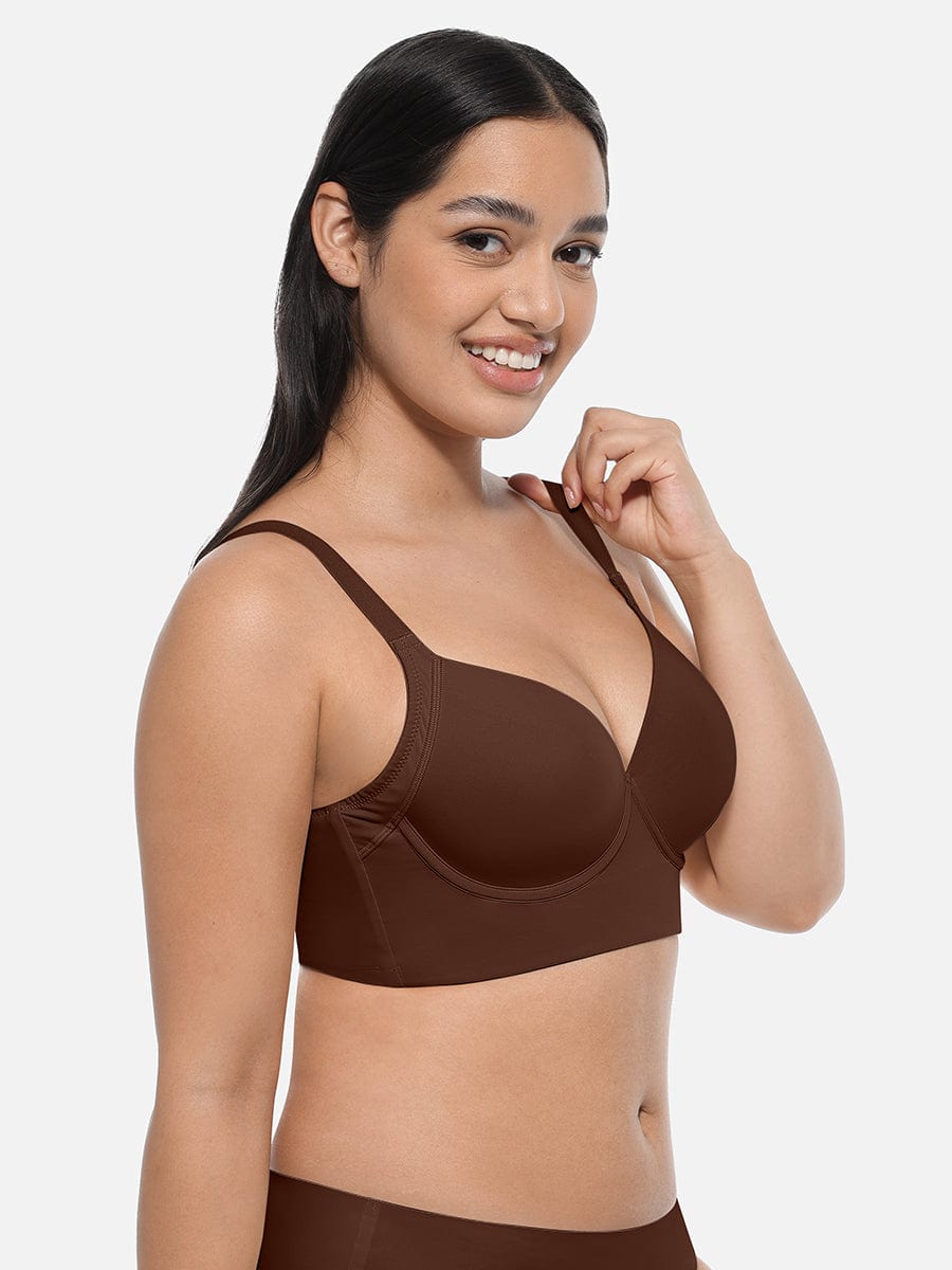 Underwire Full Support Push-Up Bra - Auxieswear
