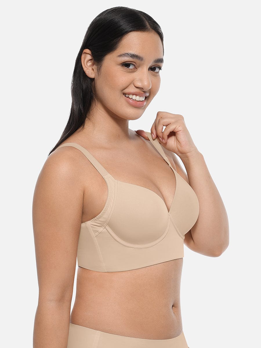 Full Coverage Sculpting Push-Up Bra - Auxieswear
