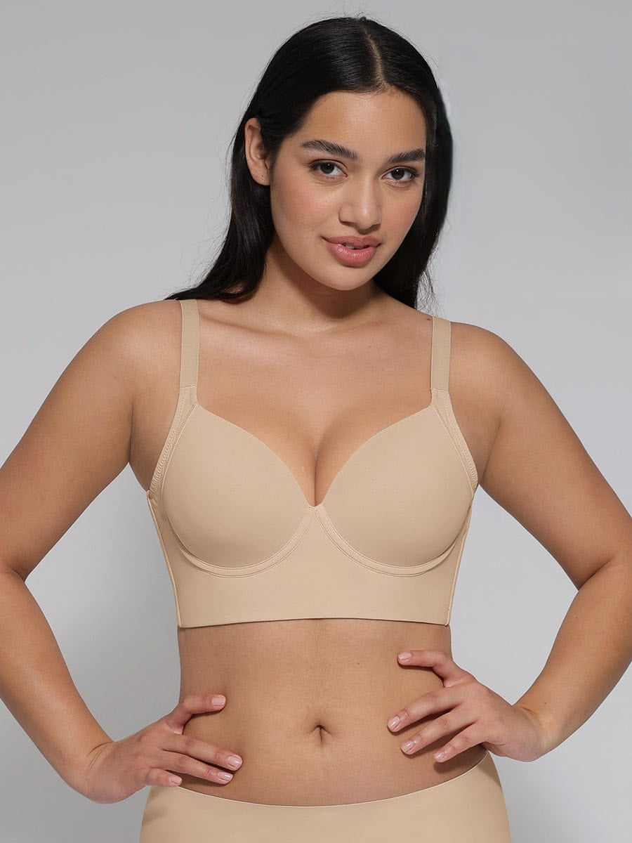 Full Coverage Sculpting Push-Up Bra - Auxieswear