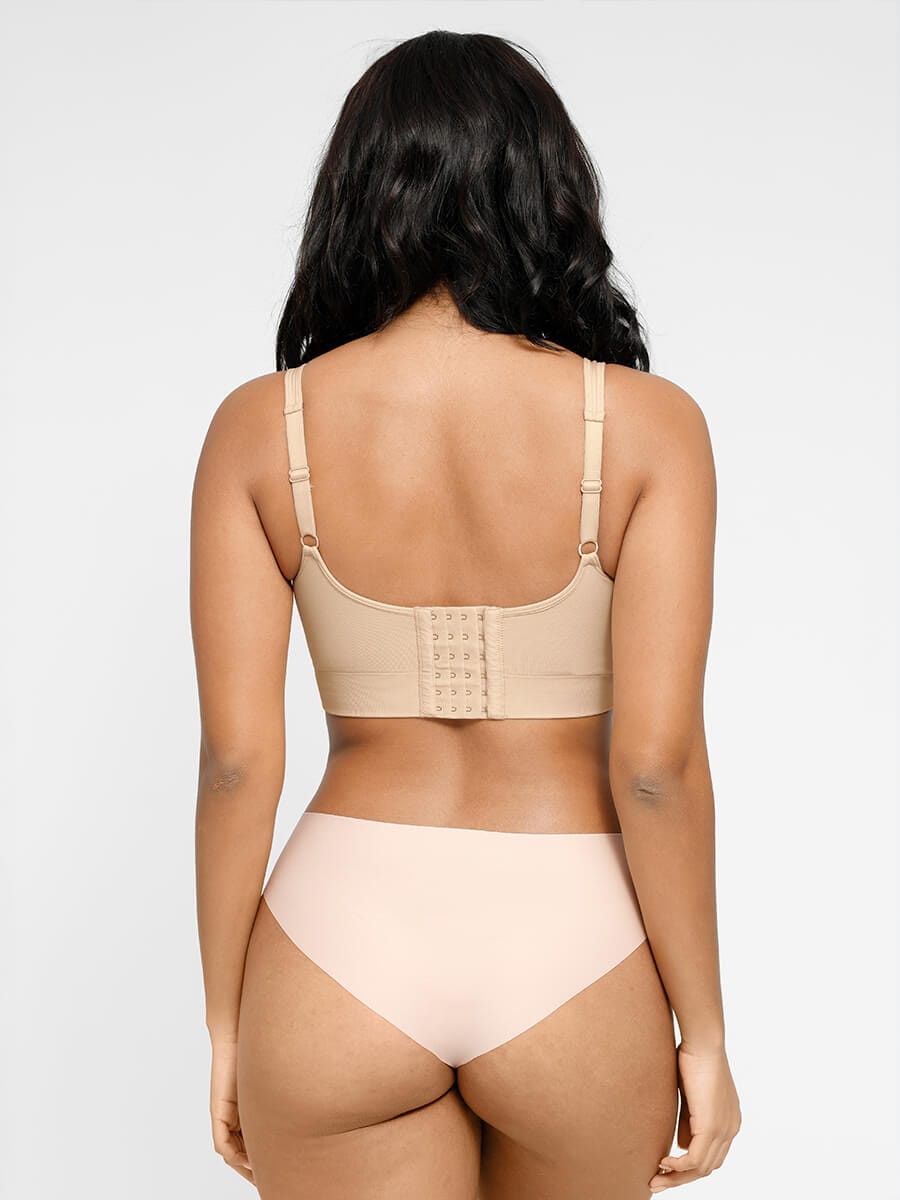 Deep V Design Bra With Removable cups - Auxieswear