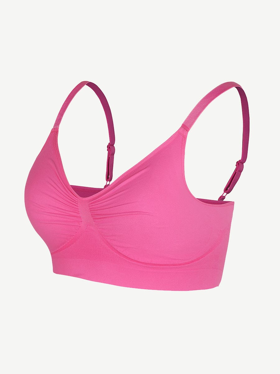 Wireless Supportive Shaping Bra with Adjustable Straps - Auxieswear