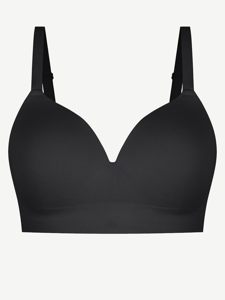Wireless Bust Support Bra with Foam Cups - Auxieswear