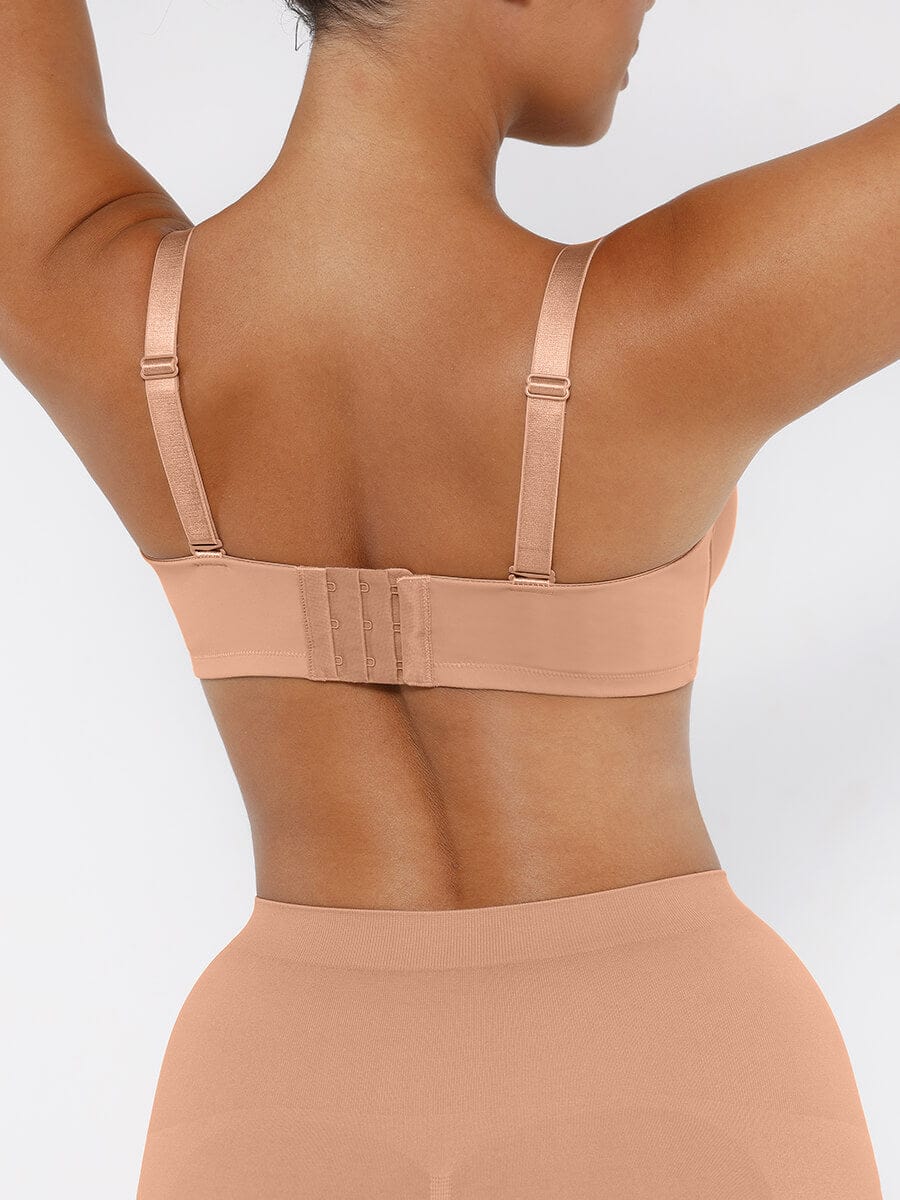 Underwire Non-Slip Bra with Removable Straps - Auxieswear