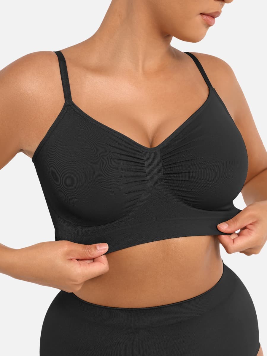 Wireless Supportive Shaping Bra with Adjustable Straps