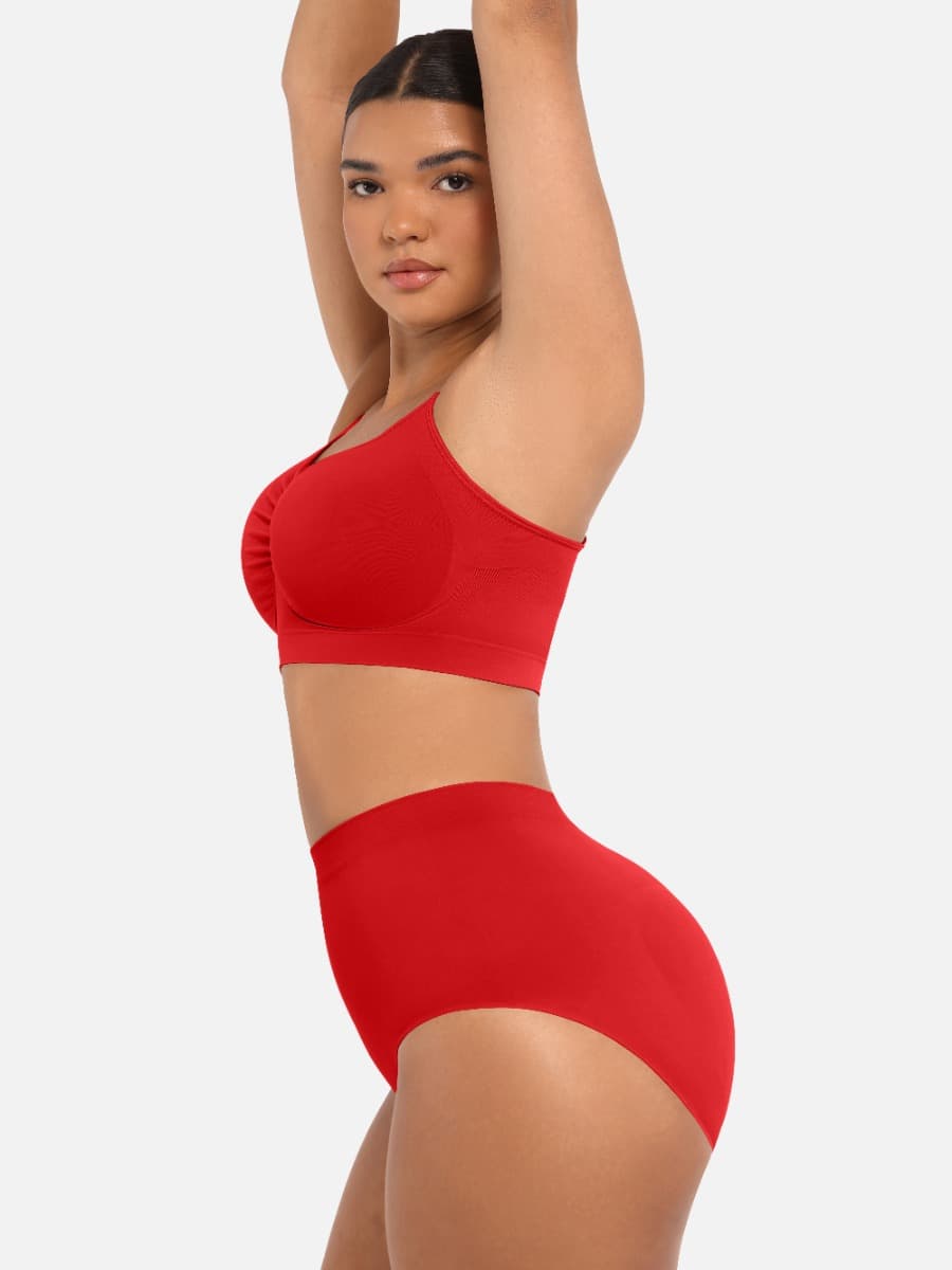 Wireless Supportive Shaping Bra with Adjustable Straps