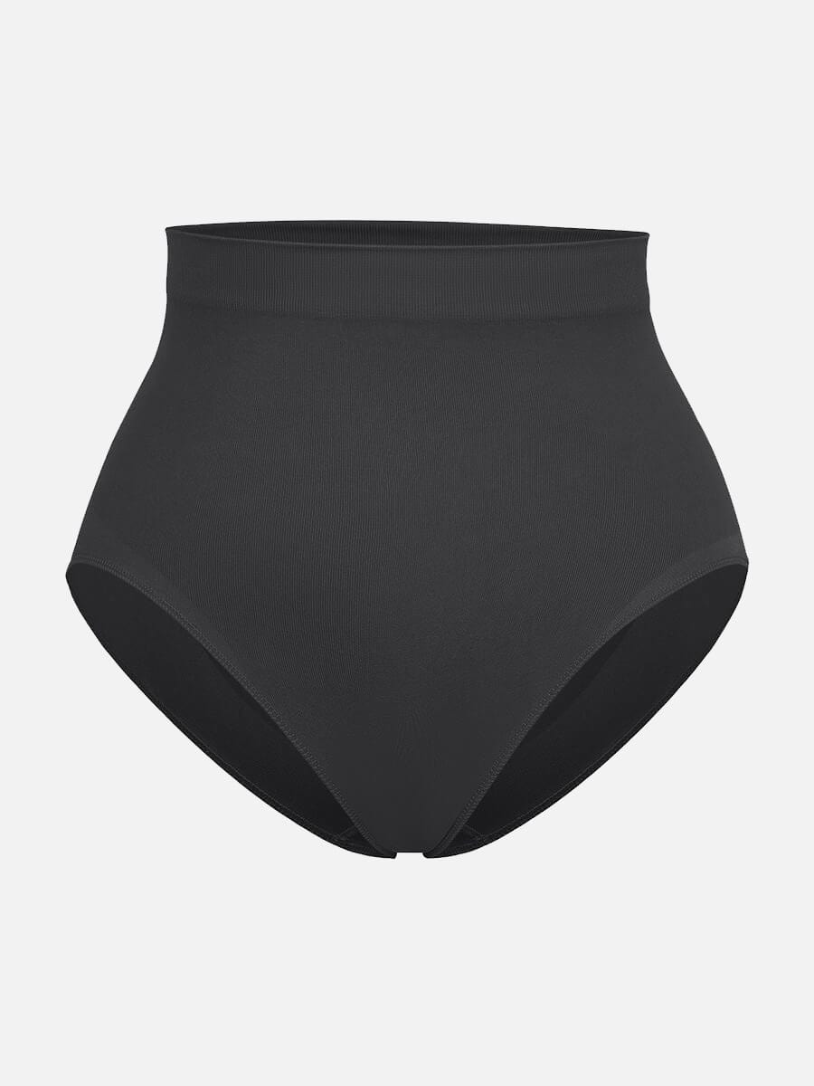 High-Waist Seamless Antibacterial Lining Briefs - Auxieswear