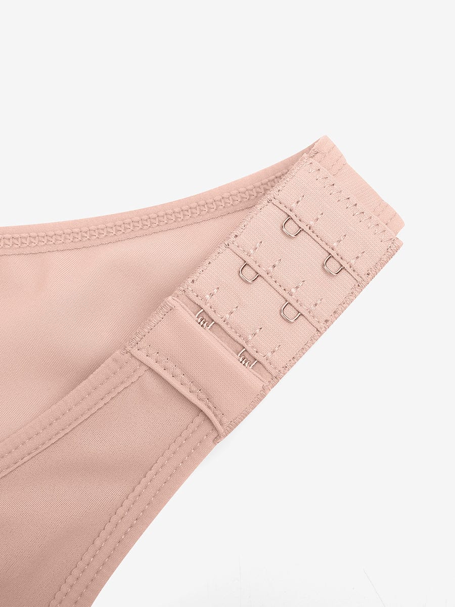 Breast Covering Full Body Shaper With a Side Zipper - Auxieswear