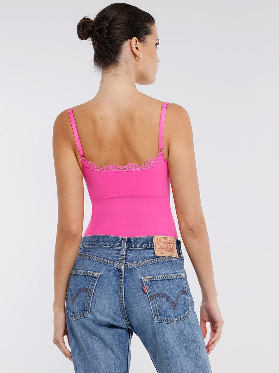 Lace Waist & Abdomen Shaping Bodysuit - Auxieswear