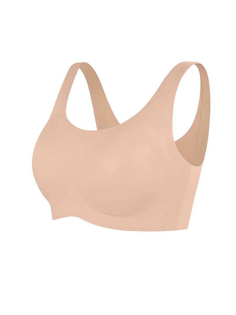 Everyday Comfort Wireless Bust Support Push-Up Bra - Auxieswear