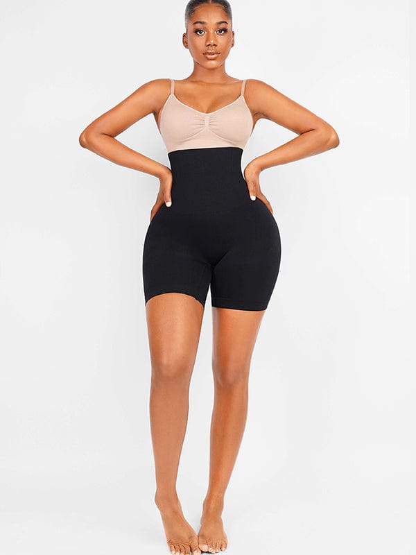 Tummy Control High-Waisted Thigh Slimmer - Auxieswear