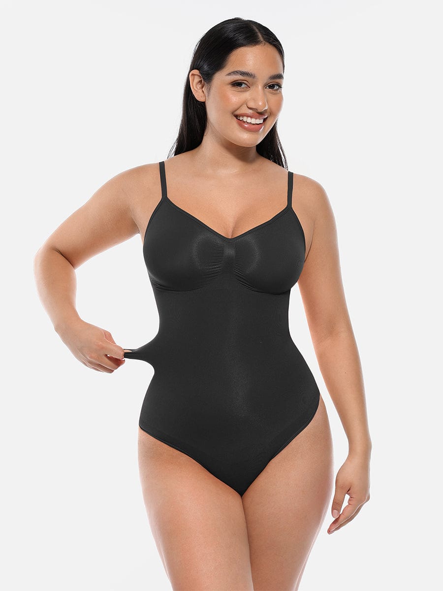Seamless Sculpt Thong Bodysuit - Auxieswear