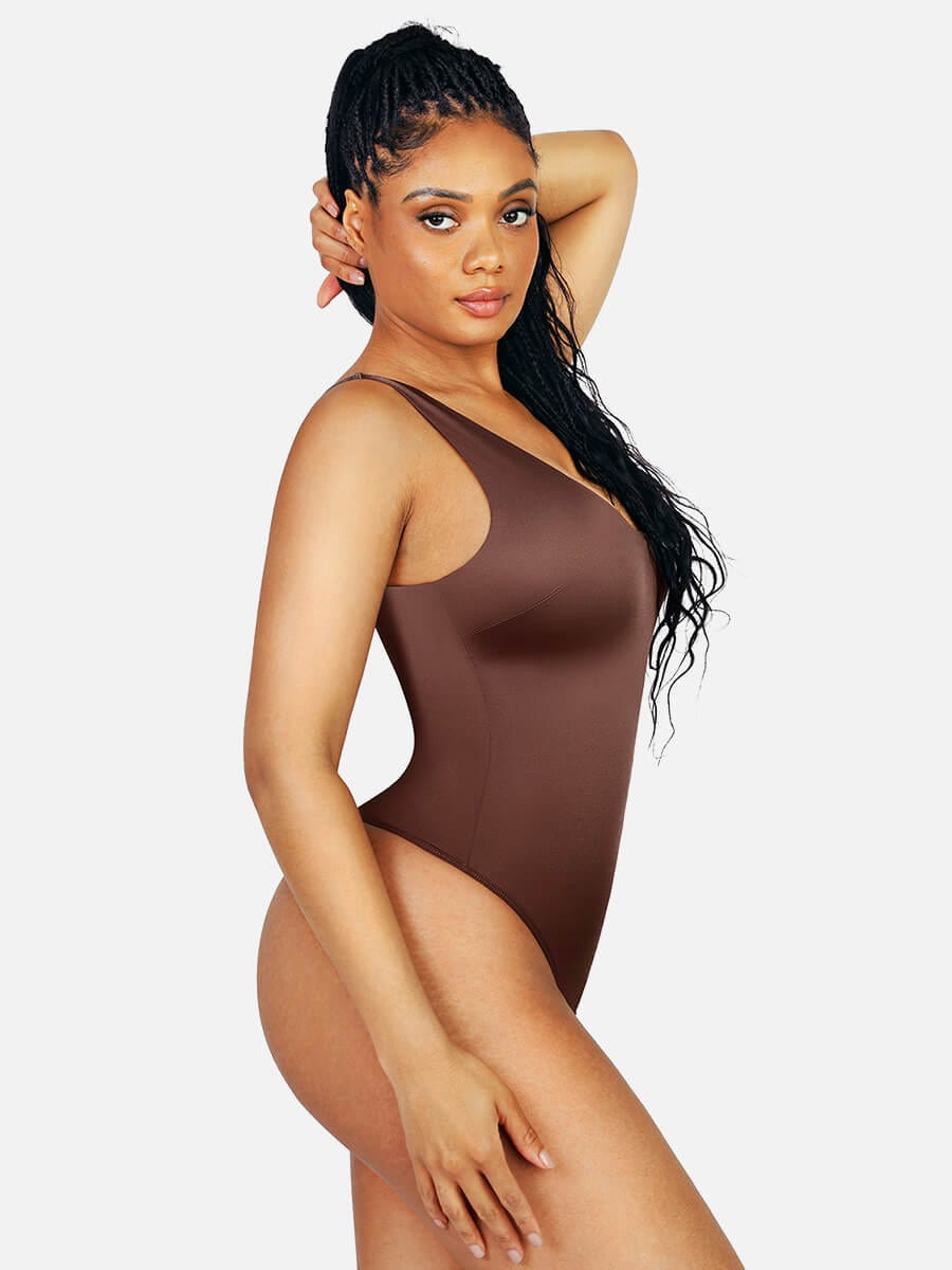 Deep V-neck Waist & Abdomen sculpting Bodysuit - Auxieswear