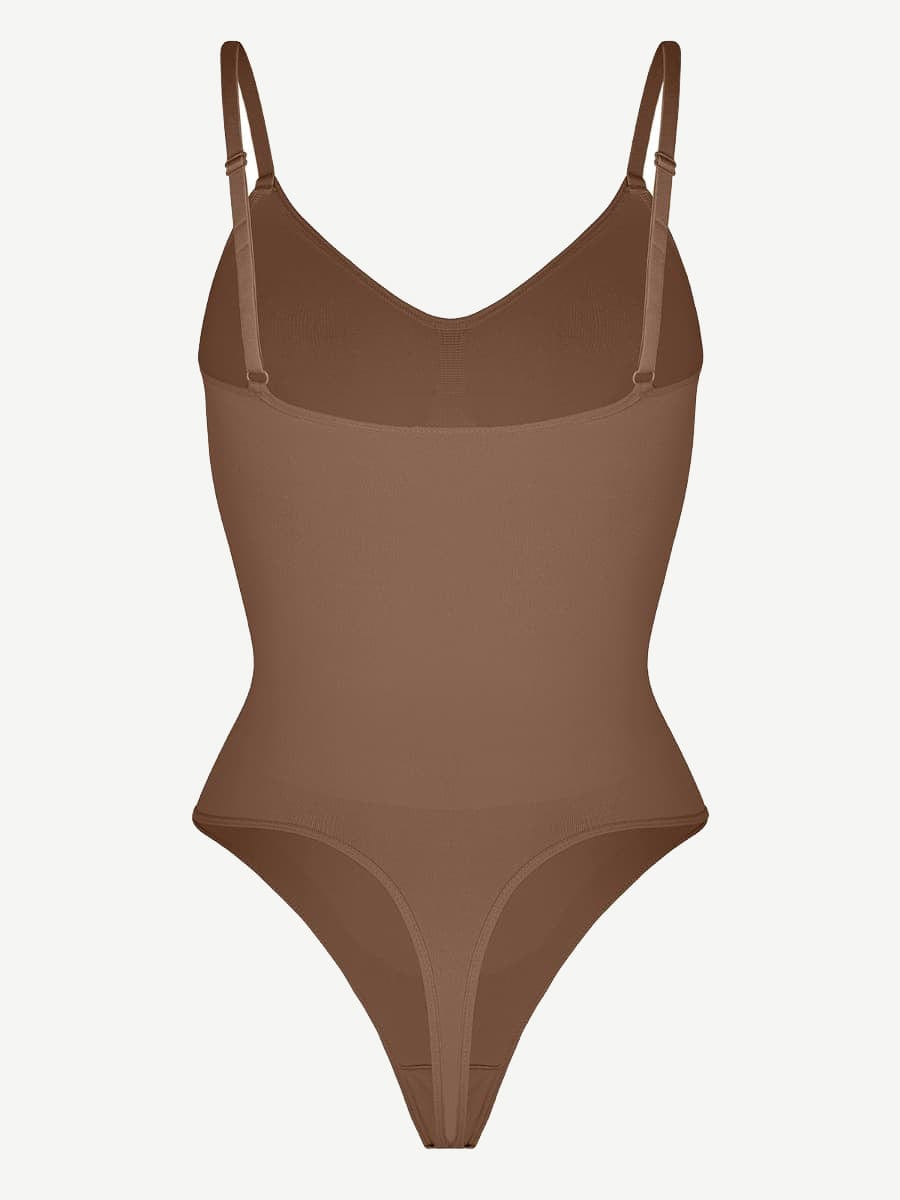 Seamless Sculpt Thong Bodysuit - Auxieswear