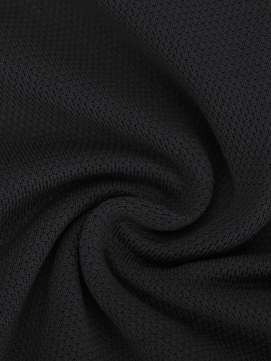 Turtle Neck Long Sleeve Thong Bodysuit - Auxieswear