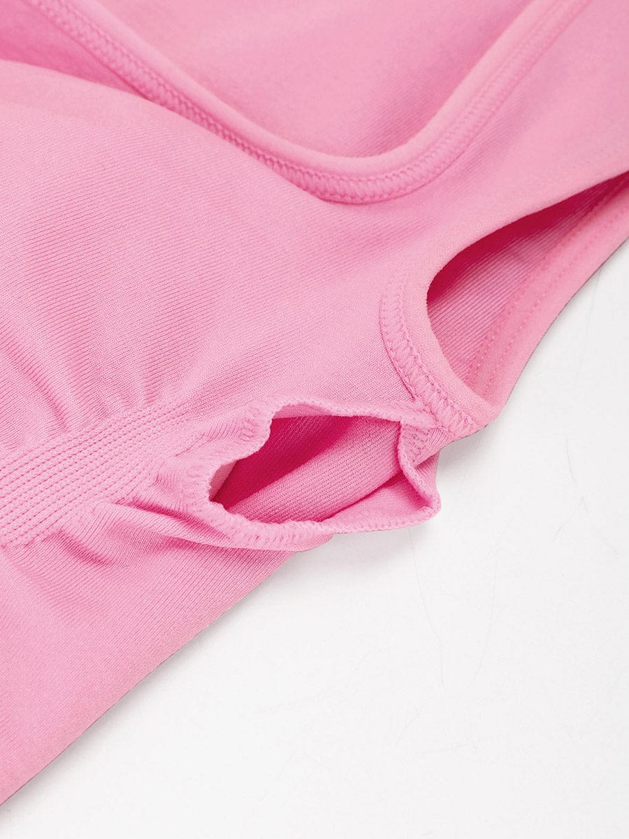 Waist Control Long Shaping Dress With Spaghetti Straps - Auxieswear