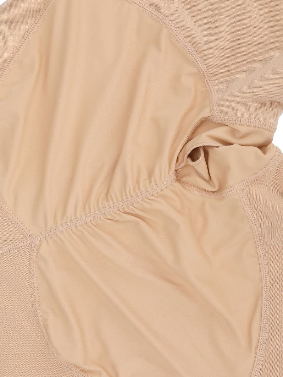 Knee-Length U-Shaped Tummy and Thighs Slimming Full Body Shaper - Auxieswear