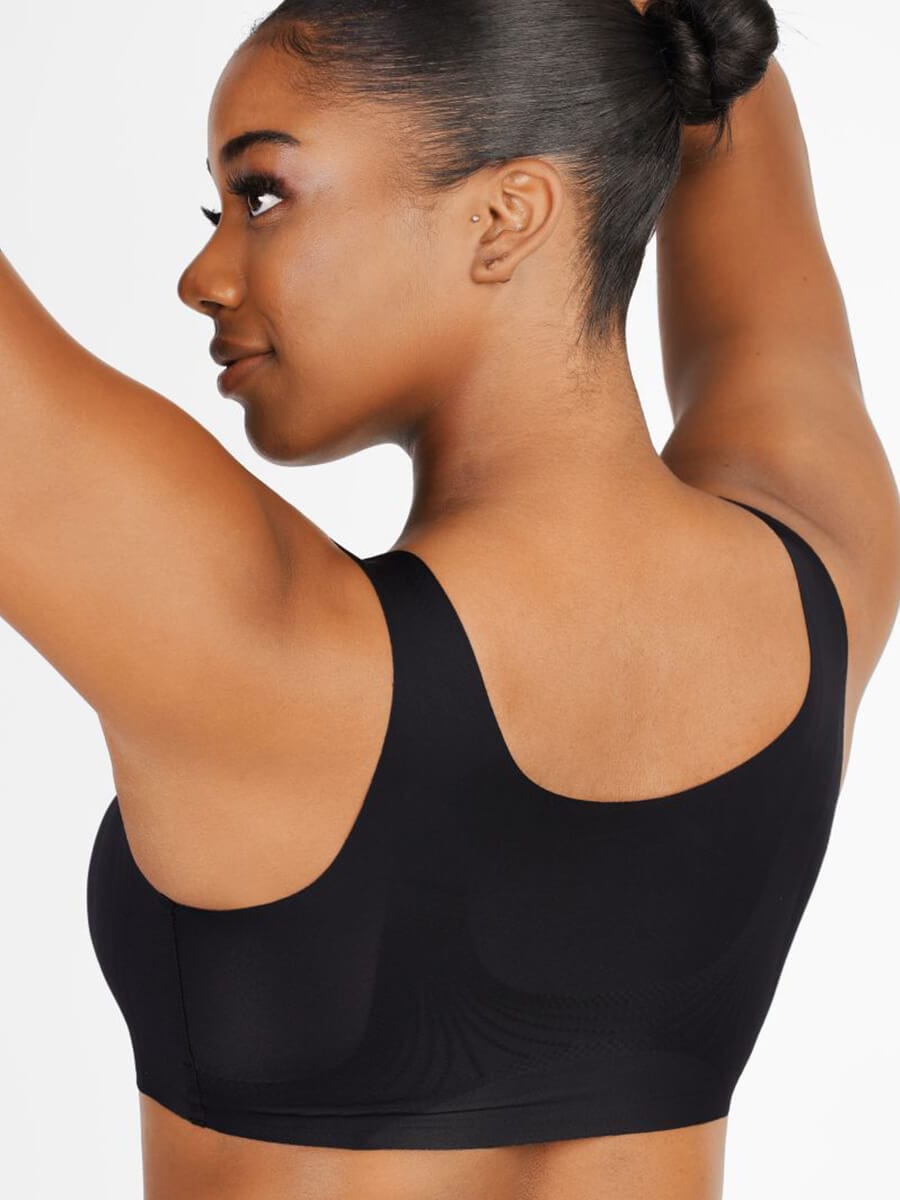 Everyday Comfort Wireless Bust Support Push-Up Bra - Auxieswear