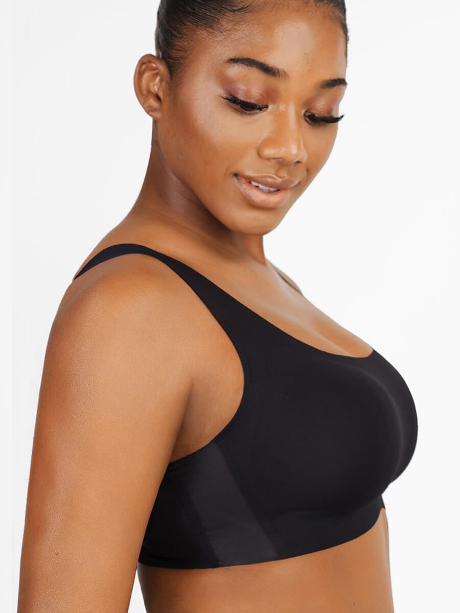 Everyday Comfort Wireless Bust Support Push-Up Bra - Auxieswear