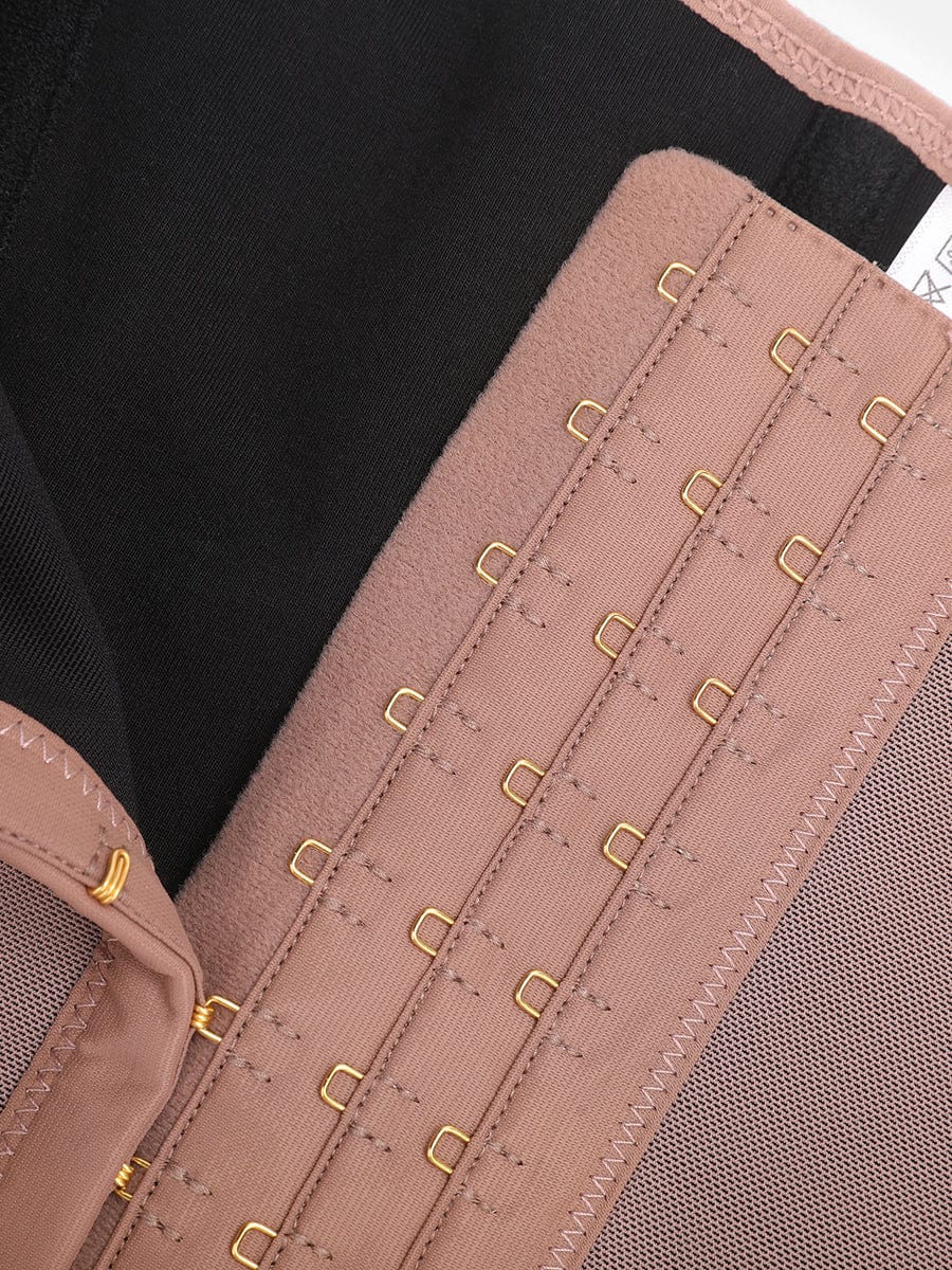 Breathable Mesh Waist Cincher with 9 Steel Bones - Auxieswear