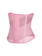 Breathable Mesh Waist Cincher with 7 Steel Bones