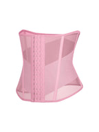 Breathable Mesh Waist Cincher with 7 Steel Bones & Adjustable Shaping