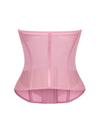 Breathable Mesh Waist Cincher with 7 Steel Bones