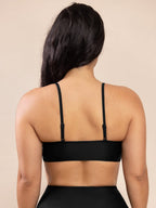 Cross Front One Piece Swimsuit Top with Adjustable Straps