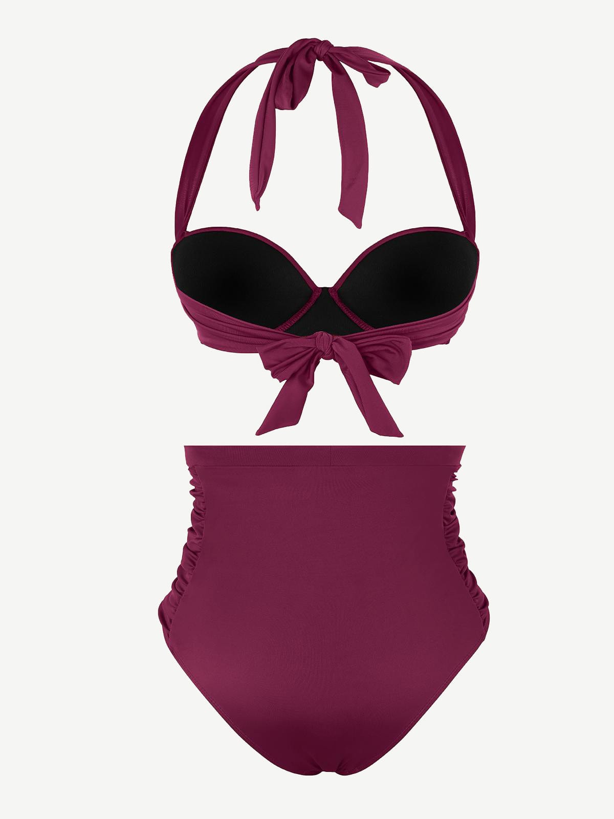 Twist Knot Tankini Bra Top with Strappy Details