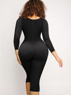 Knee-Length U-Shaped Tummy and Thighs Slimming Full Body Shaper