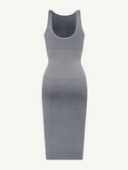 U-Back Body Shaping Midi Shapewear Dress
