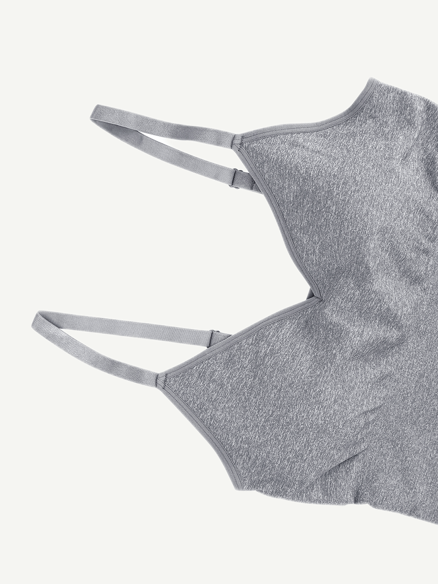 V-Neck Body Shaping Midi Dress - Auxieswear