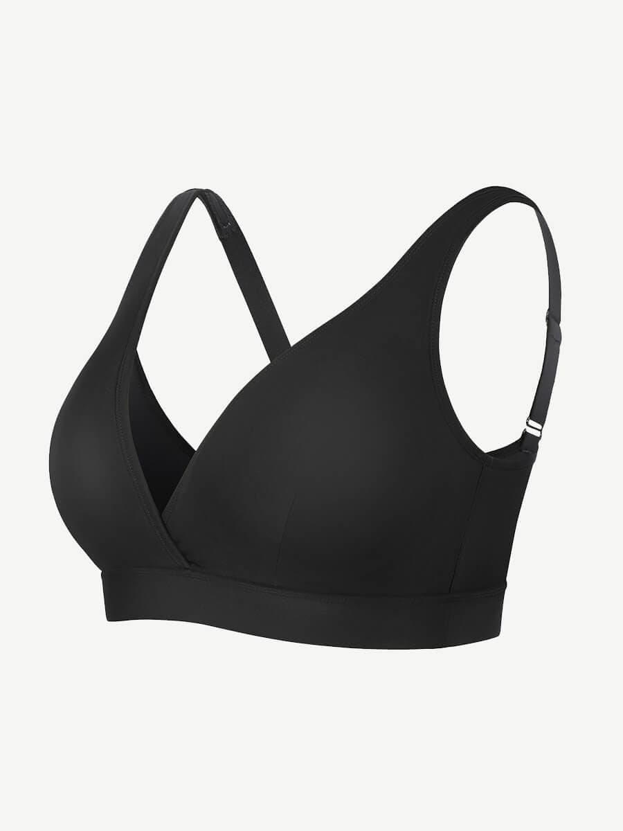 Bikini Top with Surplice Neck & Adjustable Straps