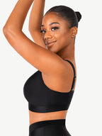 Bikini Top with Surplice Neck & Adjustable Straps